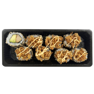 Imagen de SUSHI GOURMET Bandeja de maki california de pollo frito con mayonesa y aguacate 190 g.