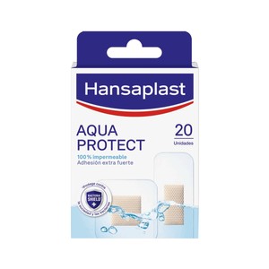 HANSAPLAST Apósitos Resistentes al Agua , 2 Tamaños HANSAPLAST 20 uds