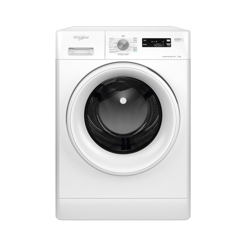 Lavadora WHIRLPOOL FFS 9269 W SP 9KG, clasificación energética: A, 1200RPM, H: 85cm, A: 59,5cm, F: 62,7cm.