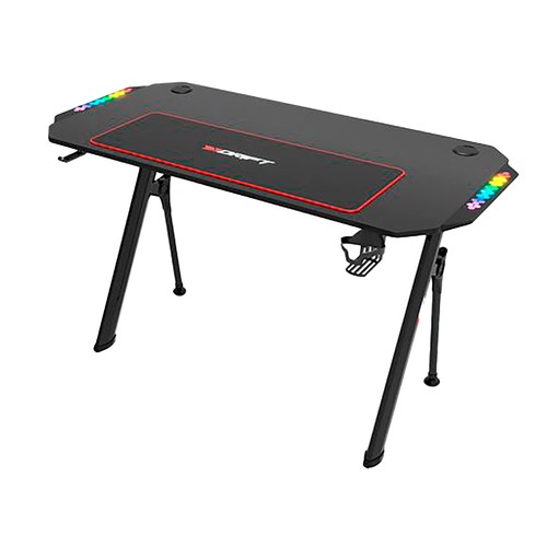 Mesa para gaming 130x60x75cm DRIFT DZ175 RGB