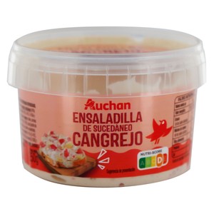 Imagen de AUCHAN Ensaladilla de sucedáneo de cangrejo, lista para tomar 250 g. Producto Alcampo