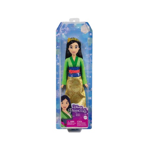 DISNEY Princess Rapunzel Muñeca princesa película Enredados, juguete +3 años (MATTEL HLW03)
