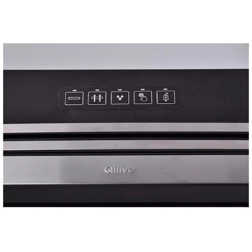 Envasadora al vacío para alimentos 2 en 1 QILIVE Q.5832, color negra, 120W, 4 modos.