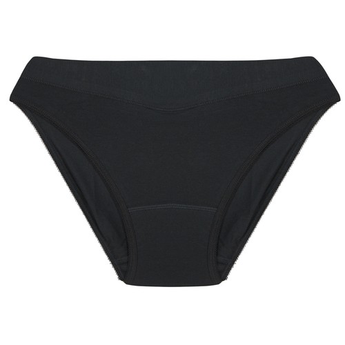 Braga alta tipo bikini RMC, color negro, talla XL.