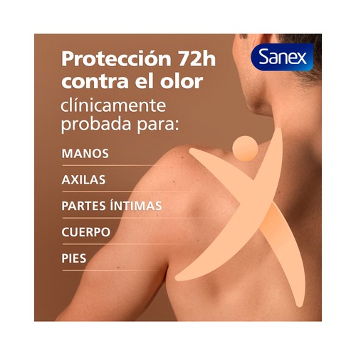 SANEX Sensitive Desodorante en crema unisex para todo el cuerpo (manos, axilas, zonas íntimas ...) 75 ml.
