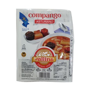 Imagen de VALLINA Compango asturiano para fabes (panceta curada, chorizo y morcilla asturianos ahumados) 250 g.