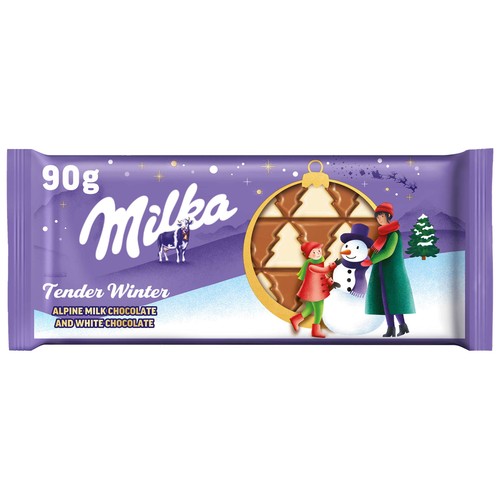 MILKA Chocolate con leche navidad 100 g.