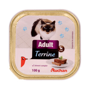 PRODUCTO ALCAMPO Comida para gatos a base de paté de caza PRODUCTO ALCAMPO tarrina 100 g.