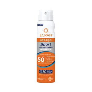 ECRAN Sunnique sport Bruma protectora solar para cara y cuerpo con FPS 50 (muy alto) 75 ml.