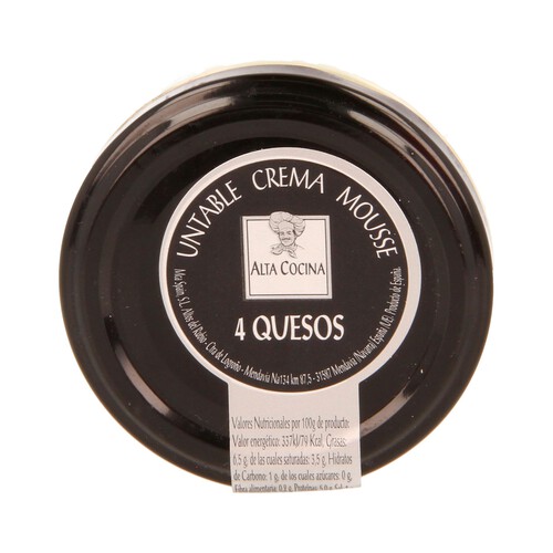 ALTA COCINA Mousse untable 4 quesos ALTA COCINA frasco 115 g.