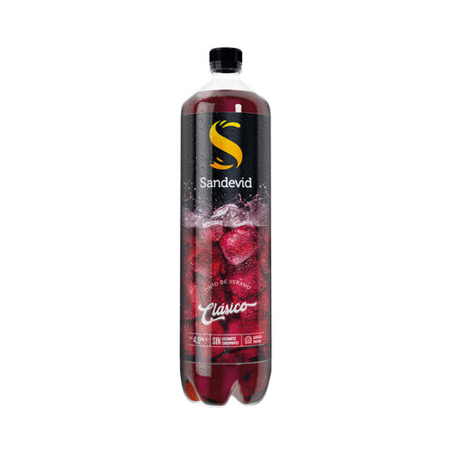 SANDEVID Tinto de verano clásico, son conservantes ni colorantes SANDEVID botella de 1,5 litros
