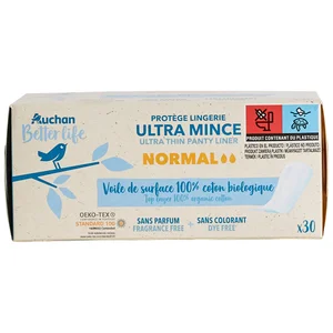 PRODUCTO ALCAMPO Salvaslips normal ultrafinos PRODUCTO ALCAMPO 30 uds.