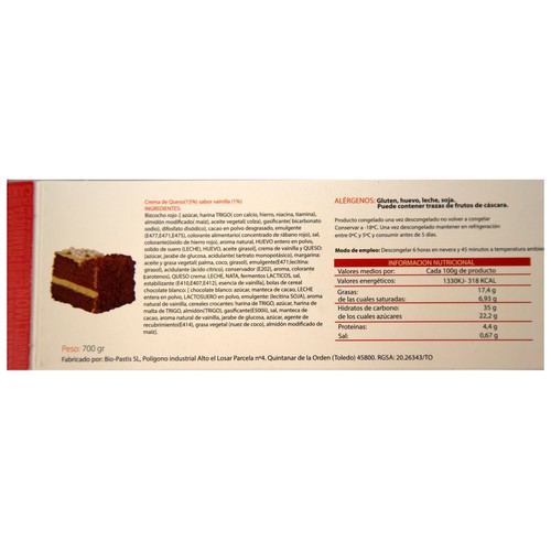 Red velvet 700g.