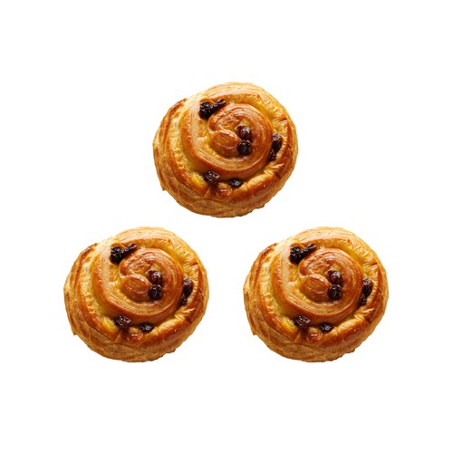Mini caracola de pasas 3 uds. 85 g. 