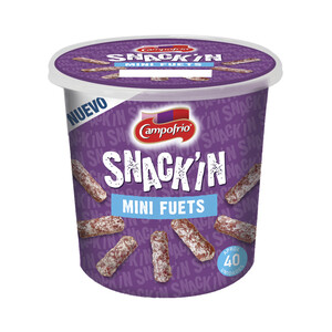 Imagen de CAMPOFRÍO Mini fuets, ideales para tomar como snack CAMPOFRÍO Snack´in Aproximadamente 40 uds.