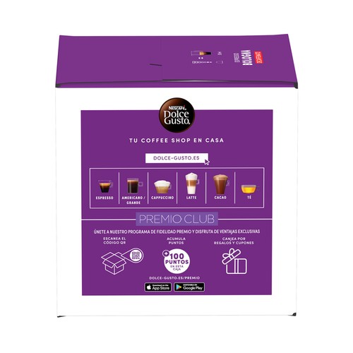 NESCAFÉ DOLCE GUSTO Café capsulas descafeinado bologna 14 uds 77 g