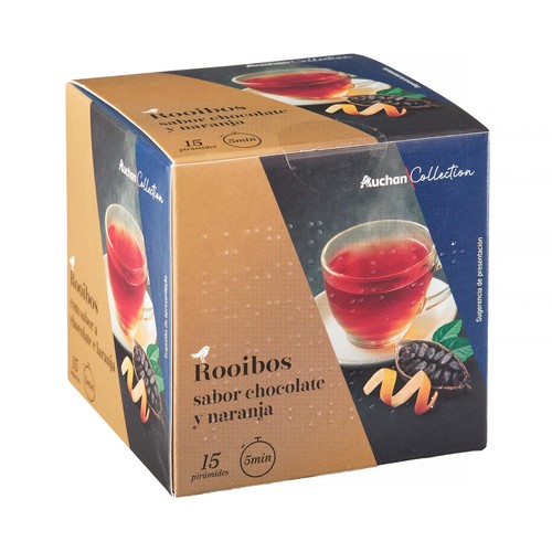PRODUCTO ALCAMPO Collection Rooibos chocolate y naranja 15 uds. 40,5 g.