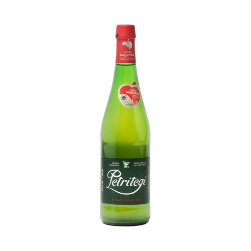 PETITEGI Sidra natural con D.O. Euskal Sagardoa botella 75 cl.