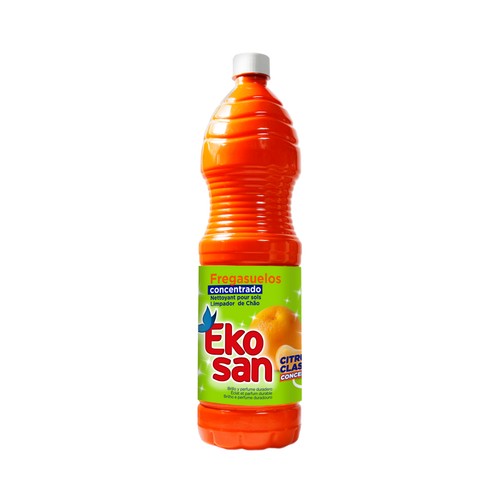 EKOSAN Fregasuelos concentrado con aroma cítrico 1,5 L.