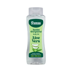 S´NONAS Aceite corporal hidratante y protector con aloe vera 400 ml.