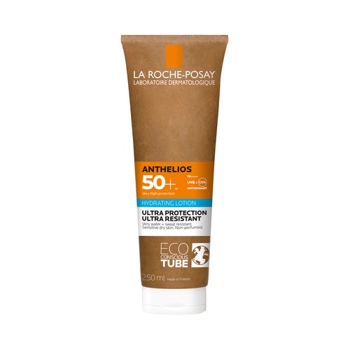 LA ROCHE POSAY Leche solar hidratante con FPS 50+ (muy alto) LA ROCHE POSAY Anthelios 250 ml.