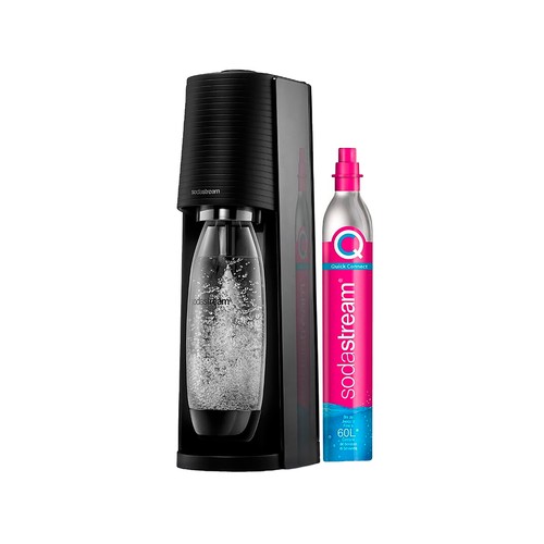 Pack Máquina Gasificadora Terra Starter color negro, SODASTREAM.