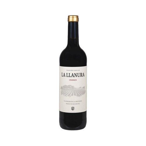 LA LLANURA  Vino tinto crianza con D.O. La Mancha botella 75 cl.