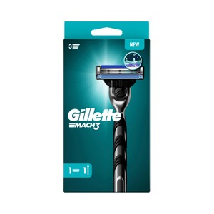 Imagen de GILLETTE Máquina de afeitar con cabezal basculante de 3 hojas GILLETTE Mach 3.