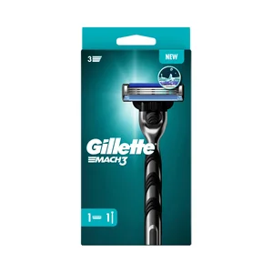 GILLETTE Máquina de afeitar con cabezal basculante de 3 hojas GILLETTE Mach 3.