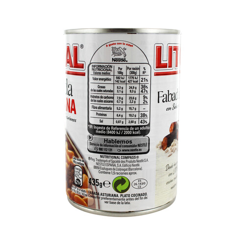 LITORAL Fabada Asturiana LITORAL 420 g