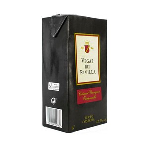 Vegas del Rivilla Vino Tinto Brik 1 L. 1000 ML