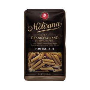 Imagen de LA MOLISANA Penne rigate nº 20 integrales (pasta seca) 500 g.