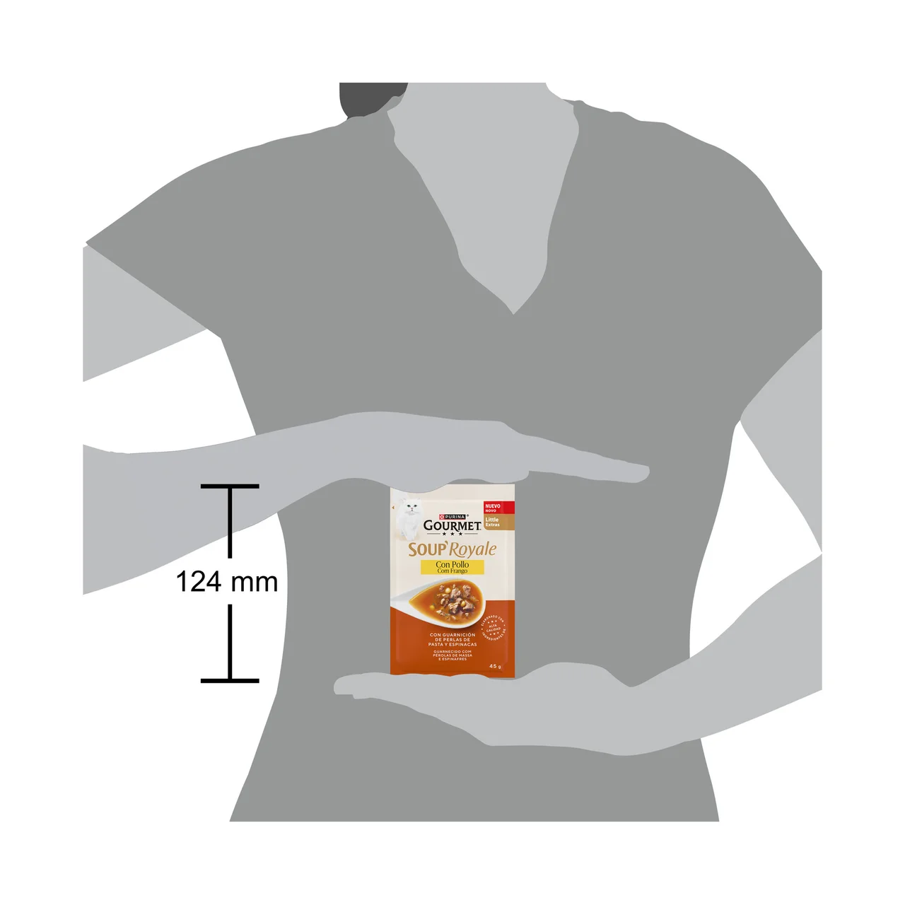 Sopa de pollo para gatos con pollo 45gr