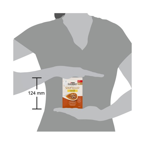PURINA GOURMET Sopa de pollo para gatos con pollo 45gr