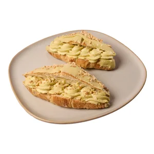 Croissant con cobertura y relleno de pistacho 2 uds, 180 g.