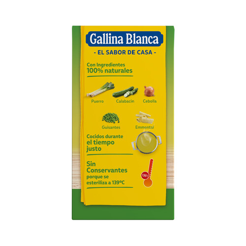 GALLINA BLANCA Crema casera de verduras GALLINA BLANCA 500 ml.