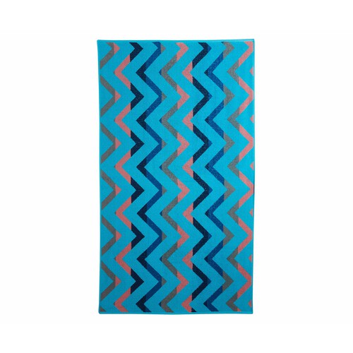 Toalla de playa jacquard velour 90x160cm, 100% algodón, 380g/m², ACTUEL. diferentes modelos, 1 unidad.