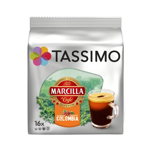 TASSIMO MARCILLA Café en cápsulas Colombia 16 uds.
