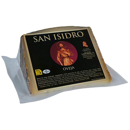 SAN ISIDRO Queso de oveja curado cuña 375 g.