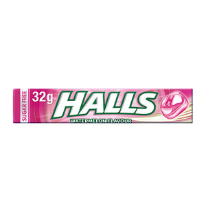 Imagen de HALLS Caramelos de sandía sin azúcar HALLS 32 g.