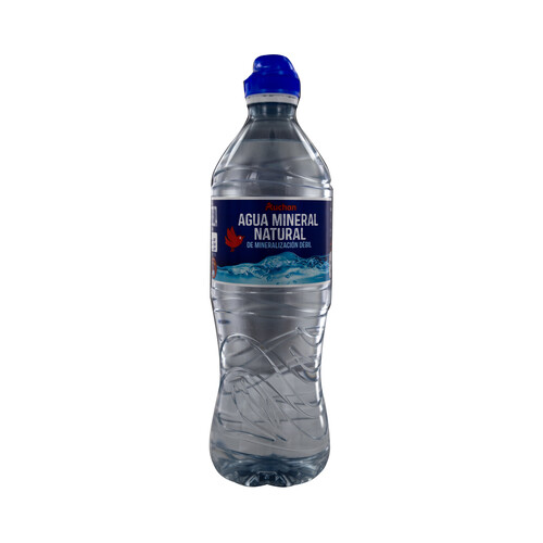 PRODUCTO ALCAMPO Agua mineral natural con tapón sport botella 75 cl.