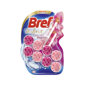 BREF Pastillas WC perfume Delicate Magnolia BREF DE LUXE 2 uds. x 50 g.