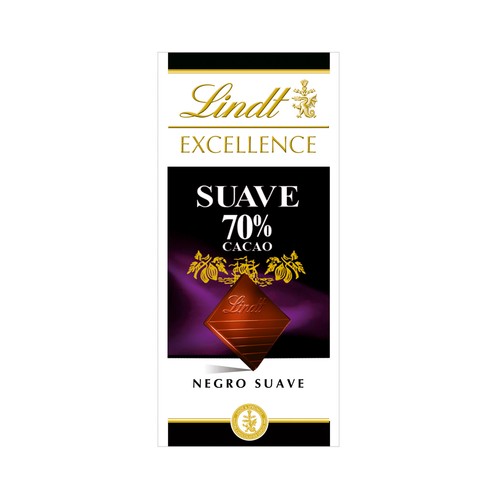 Imagen de Chocolate negro 70% suave LINDT EXCELLENCE 100 g.