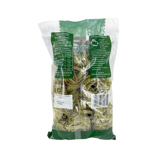 PRODUCTO ALCAMPO Pasta nido con espinacas PRODUCTO ALCAMPO paquete de 500 g.