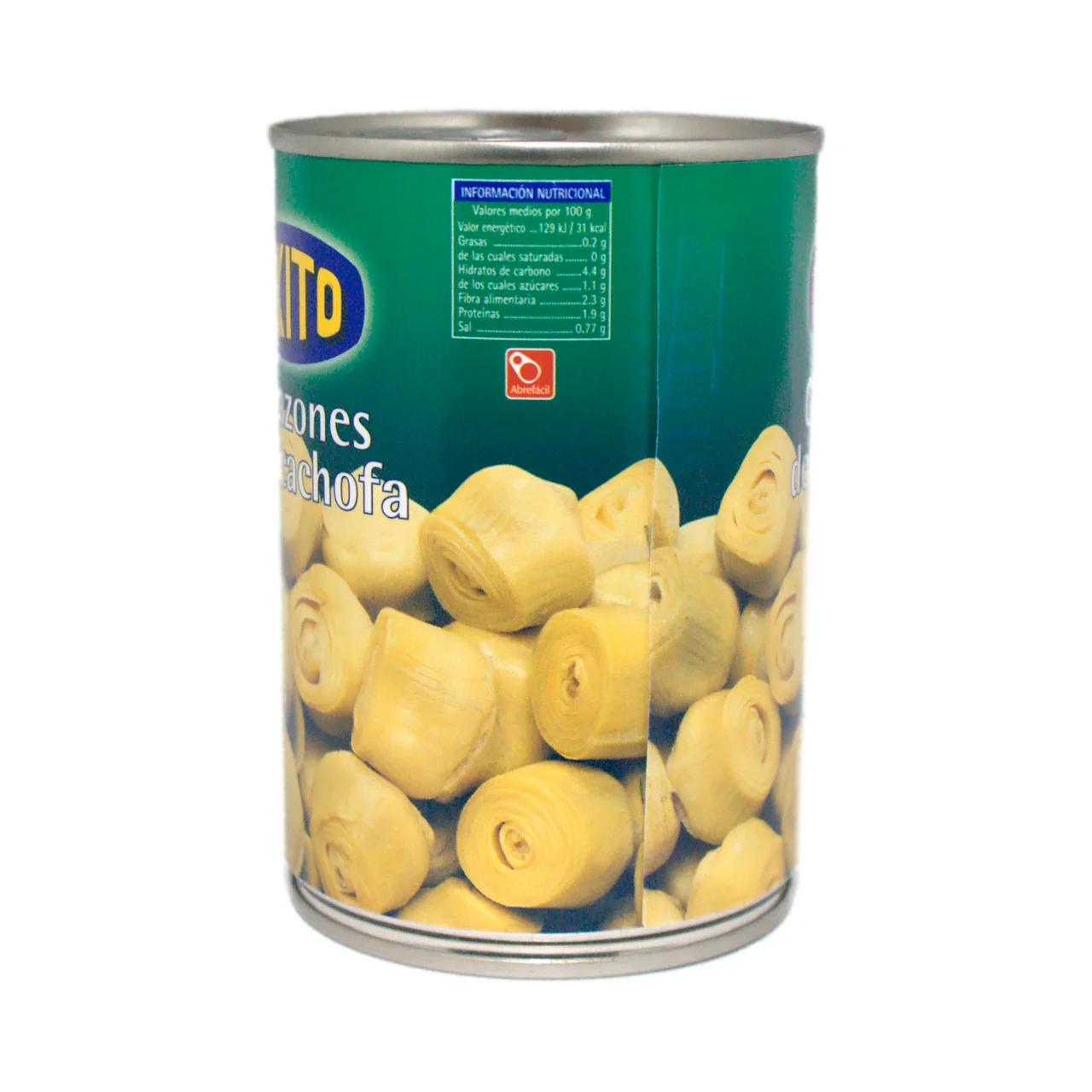 Exito Corazones de alcachofas 10/12 piezas 240 g.
