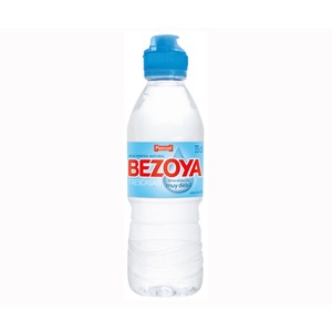 BEZOYA Agua mineral, tapón sport botella de 33 cl.