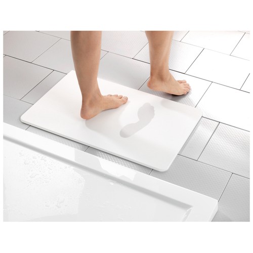 Alfombra de baño modelo Simi color blanco. TIERRA DE DIATOMEAS