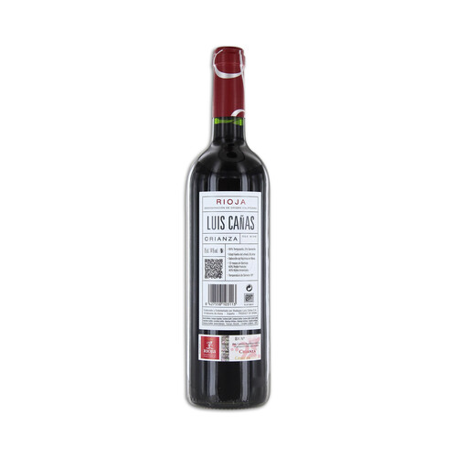 LUIS CAÑAS  Vino tinto crianza con D.O. Rioja LUIS CAÑAS botella de 75 cl.