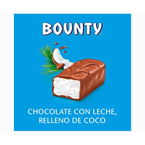 BOUNTY Barrita de chocolate 57 g.