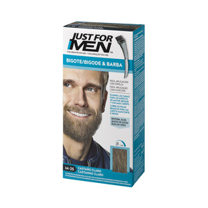 JUST FOR MEN Colorante en gel para barba, bigote y patillas tono M-25 castaño claro JUST FOR MEN 15 ml.